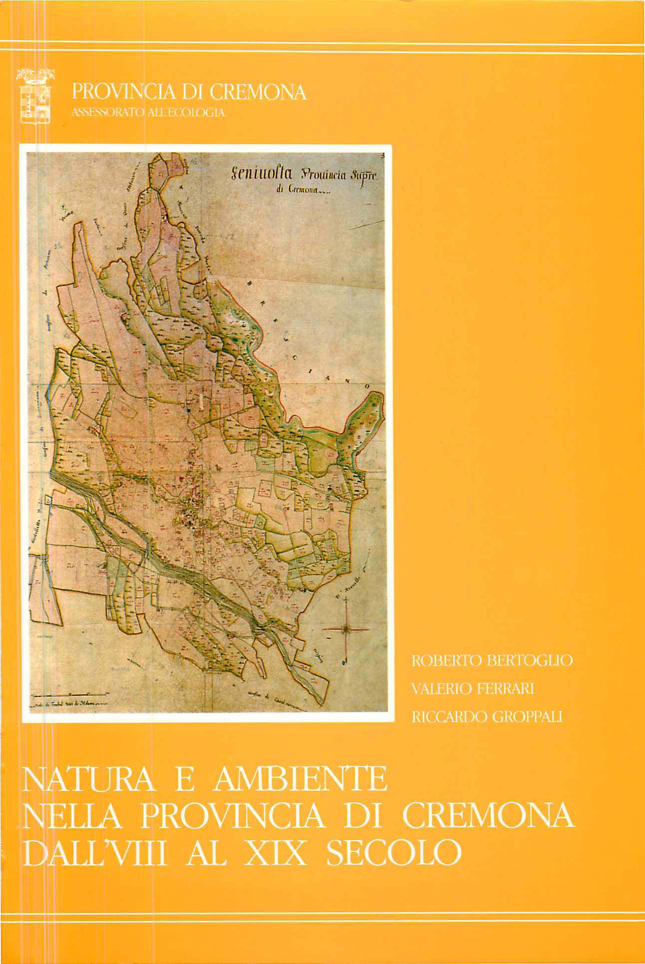 Copertina libro Natura e ambiente nella provincia di Cremona dall'VIII al XIX secolo