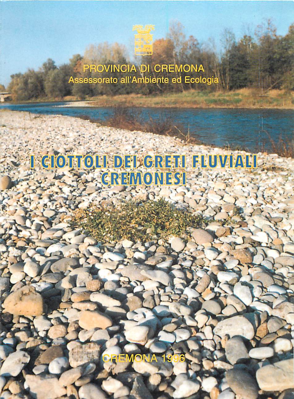 Copertina libro I ciottoli dei greti fluviali cremonesi