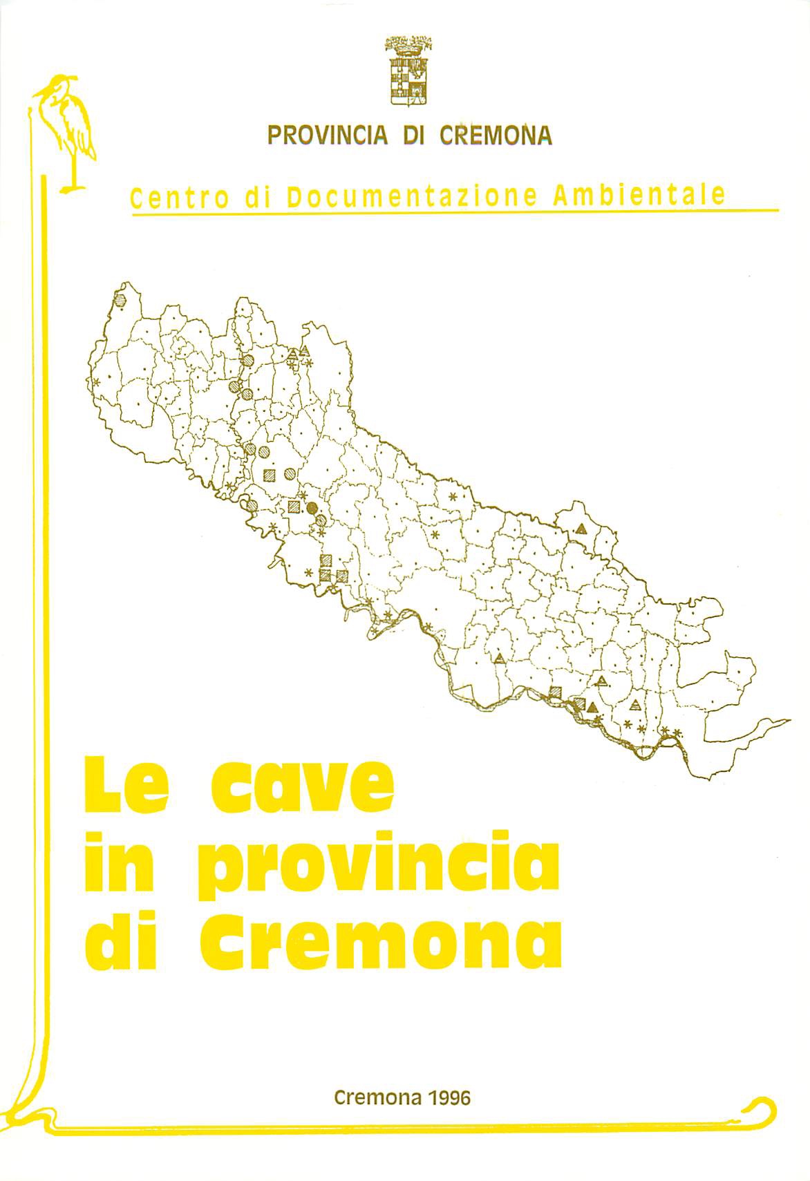 Copertina libro Le cave in provincia di Cremona
