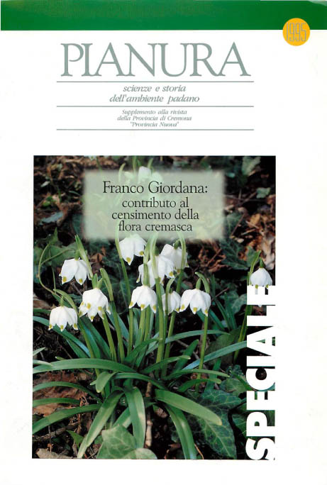 Copertina libro Contributo al censimento della flora cremasca. (1995)