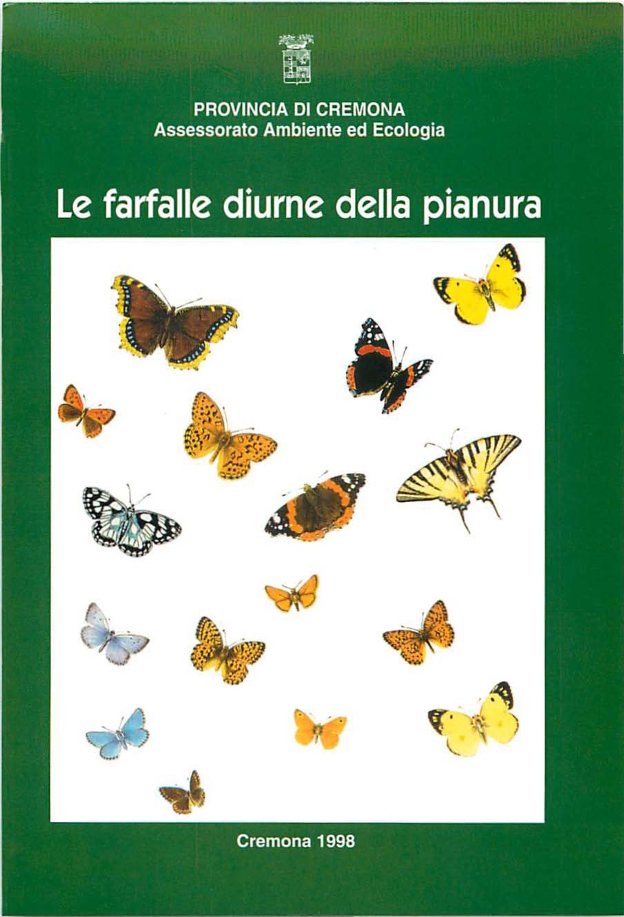 Copertina libro Le farfalle diurne della pianura