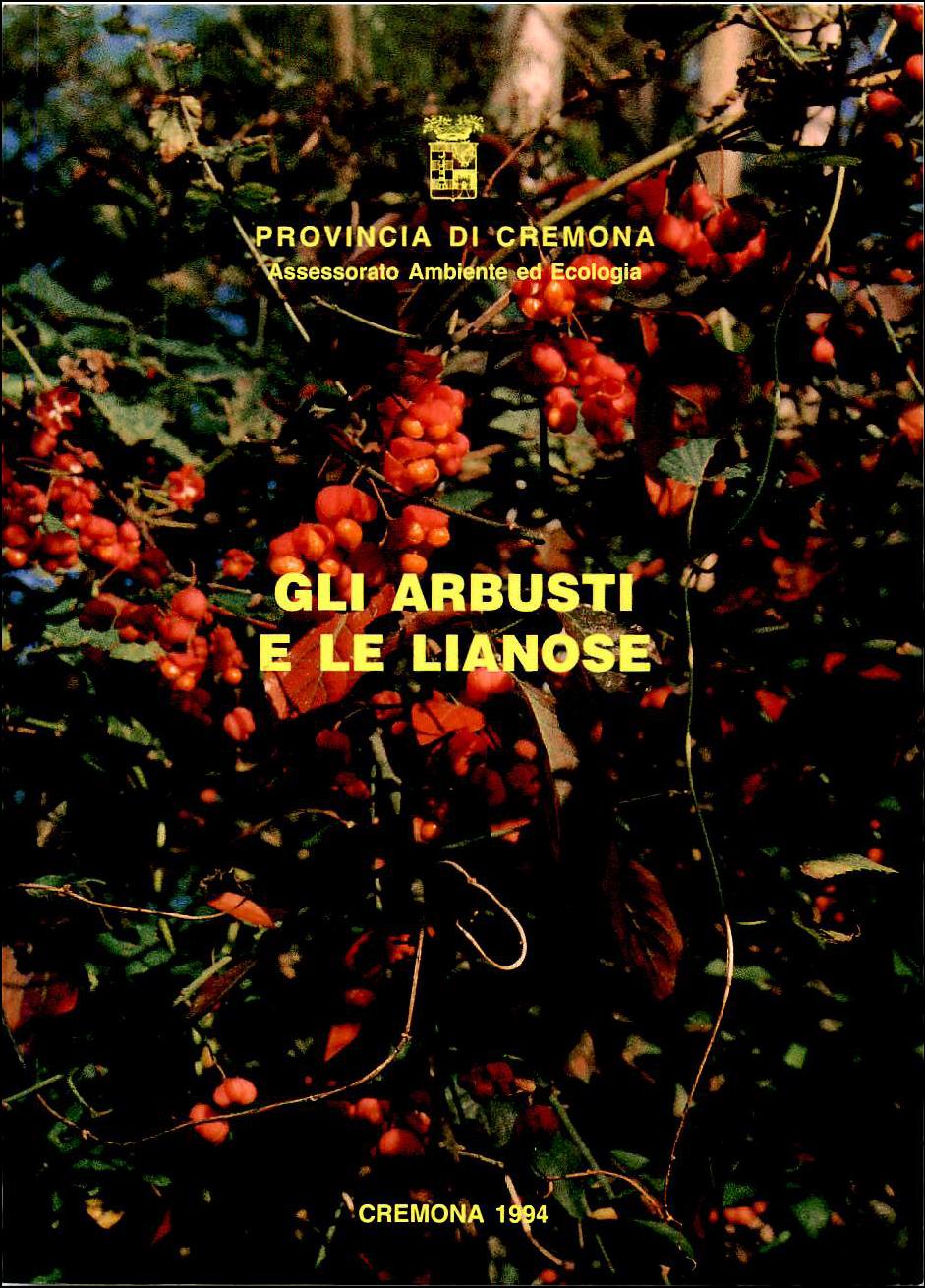 Copertina libro Gli arbusti e le lianose
