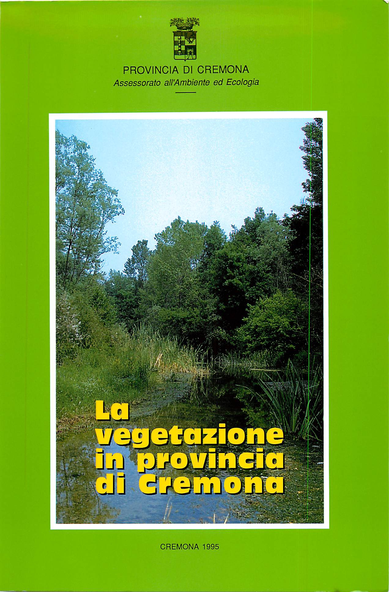 Copertina libro La vegetazione in provincia di Cremona