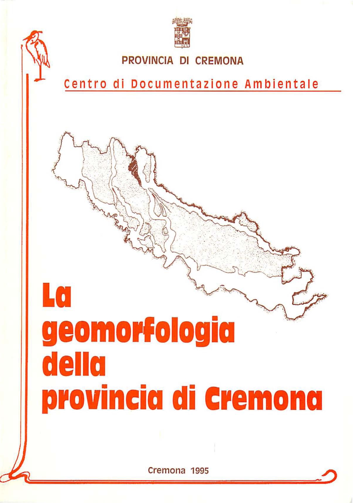 Copertina libro La geomorfologia della provincia di Cremona